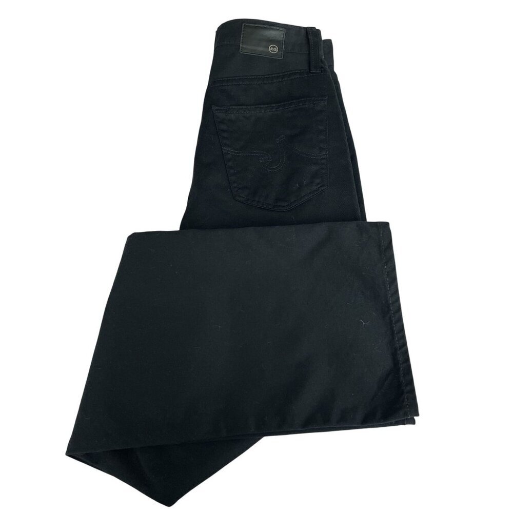 AG Adriano Goldschmied Kora High-Rise Wide Leg Black Denim Jeans Women 24 NWT - Picture 5 of 16